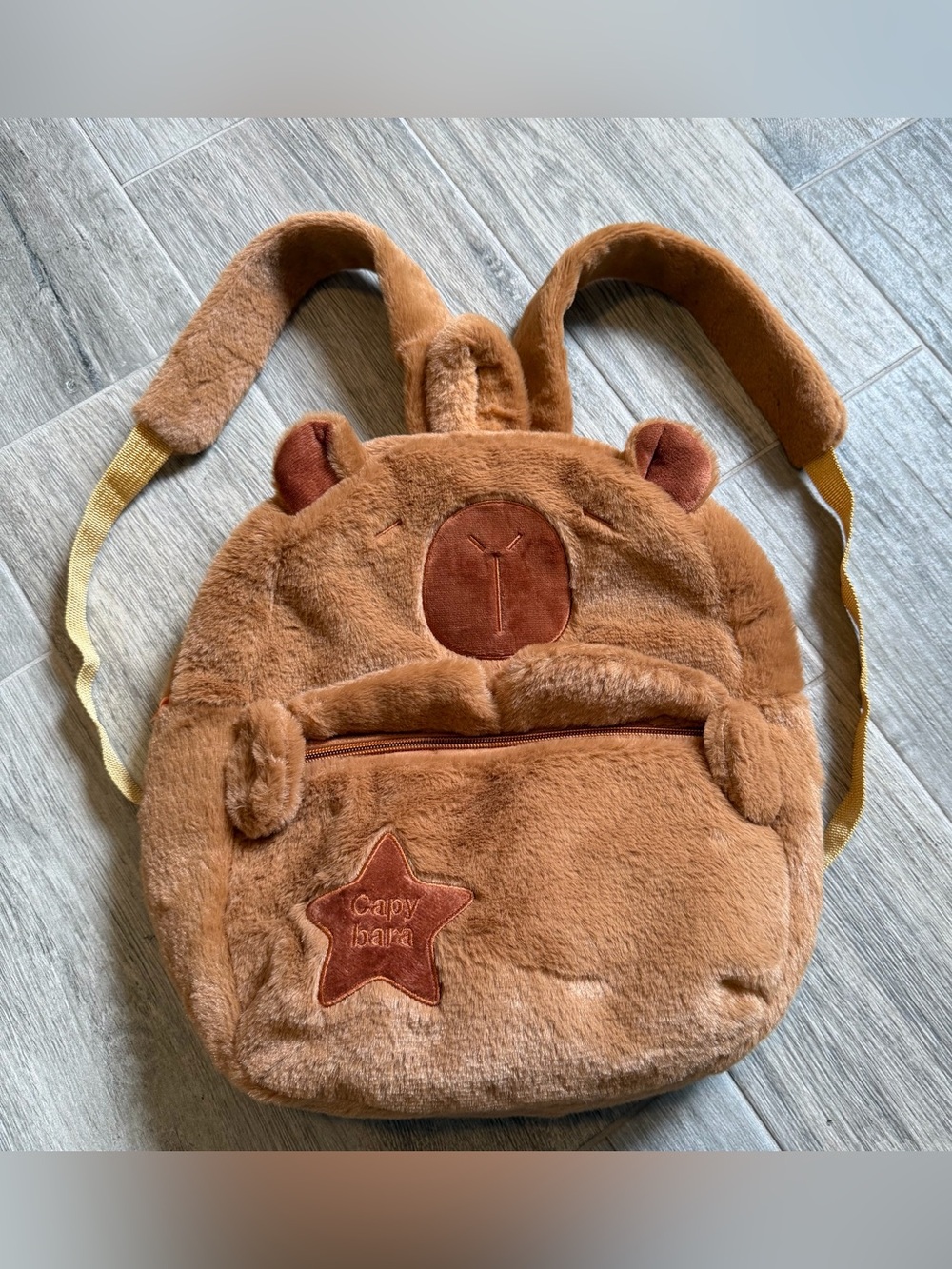 Capybara Backpack, Cute Capybara Plush Backpack, Mochila de Capibara